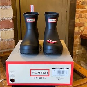Hunter original short rain boots with tab defect